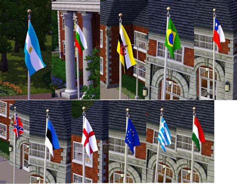 Sims 4 Country Flag