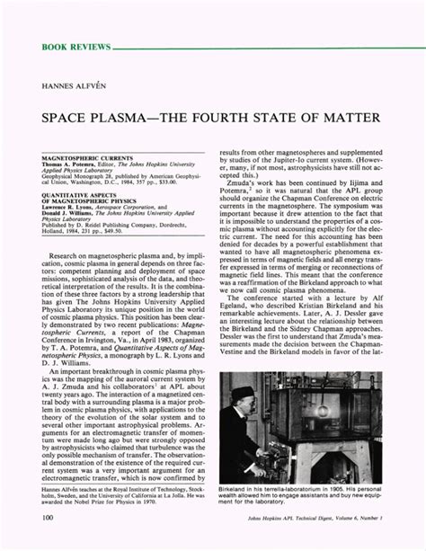 Space Plasma The Fourth State Of Matter