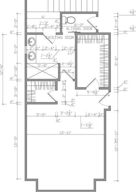 Entry 9 By Corvicenti For Create A Scale Drawing For A Bathroom Layout