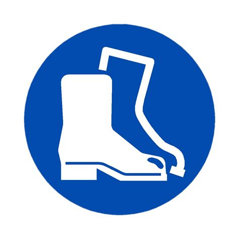 Symbole Port De Chaussures De Sécurité Obligatoire Png Transparents