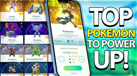 Top Pokémon To Power Up In Pokémon Go 2022 Guide Youtube