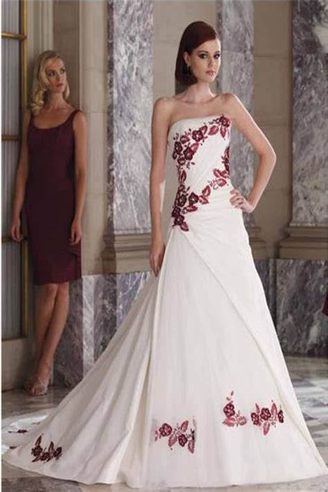 Pin By Terri Whitfield On Wedding Ideas Wedding Dresses Colored Wedding Dresses Red Wedding