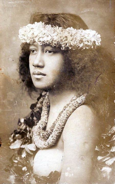 Hawai I Postcard Hawaiian Woman