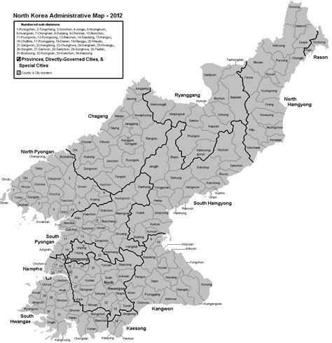 Study the geography of north korea and use this map quiz to memorize all that country's provinces and its two special cities. Provinces of North Korea - Wikipedia