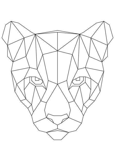 Animal Line Drawing Geometric Earnestine Toledo