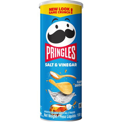 Pringles Potato Chips Salt And Vinegar 100g Pack Of 12 Shop Today Get