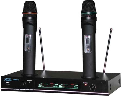 These wireless microphone for computer are made from sturdy materials such as metal, combinations of plastics and metal to last for a long time and deliver the wireless microphone for computer on the site are also available in cardioid models with adjustable clamps for easy installation. Audio 2000 AWM6112 Rechargeable VHF Wireless Microphone System