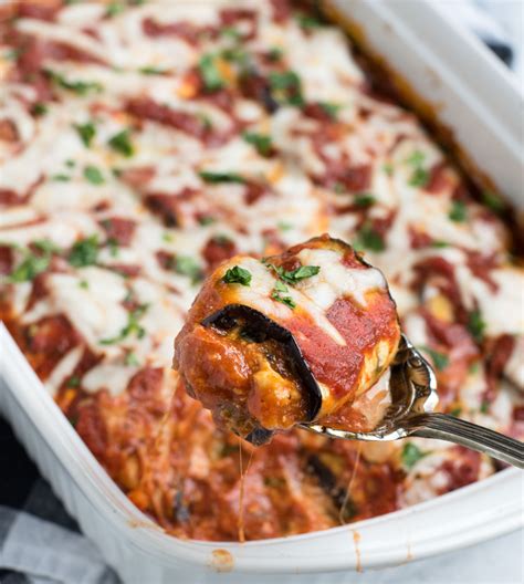 Eggplant Lasagna Roll Ups
