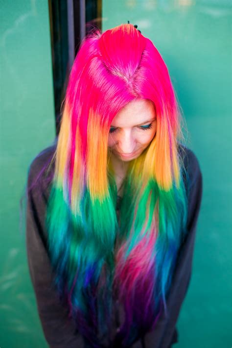 Aggregate 81 Rainbow Colour Hair Super Hot Ineteachers
