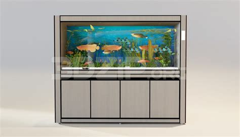 11304 Free 3d Aquarium Model Download 3dziporg 3d Model Free Download