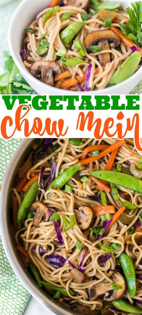 Vegetable Chow Mein Mama Loves Food