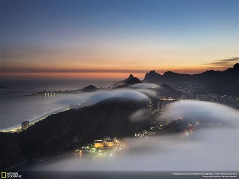 Wallpaper 1600x1200 Px Brasil City Lights Cityscape Evening Hill
