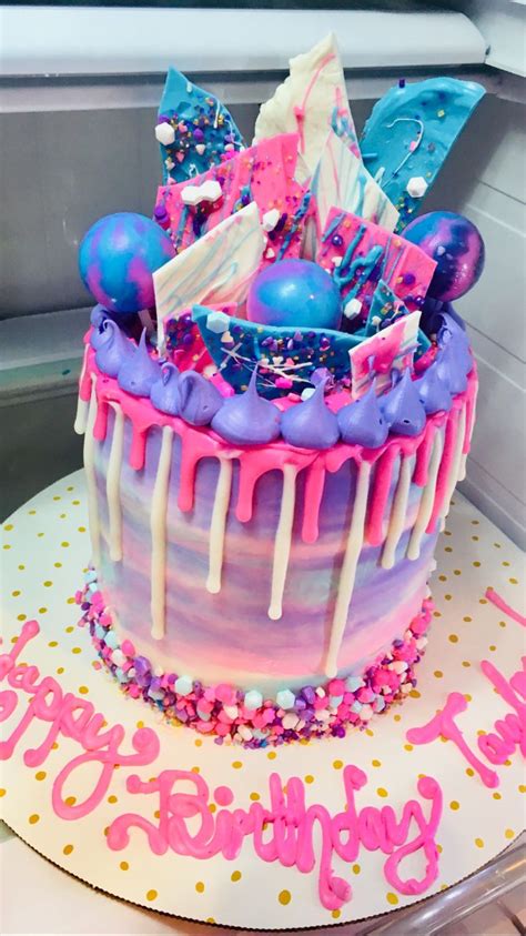 Tween Drip Cake 10 Birthday Cake Drip Cakes Novelty Birthday Cakes