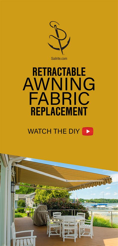 How To Replace The Fabric On A Retractable Awning Retractable Awning