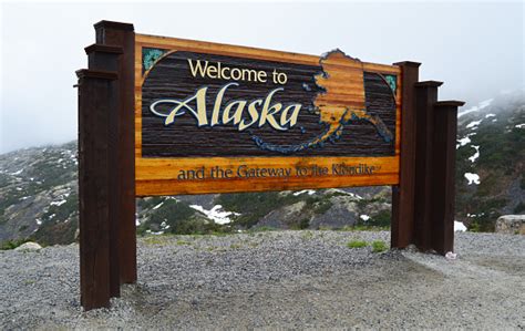Welcome To Alaska Sign Stock Photo Download Image Now Istock