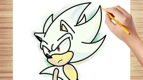 Como Desenhar O Hyper Sonic Fácil How To Draw Hyper Sonic Easy Cómo