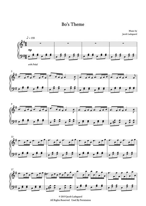 Bos Theme Sheet Music By Jacobs Piano