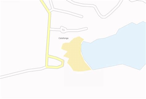 Cala Llonga Stadtplan Mit Luftbild Und Unterkünften Von Ibiza