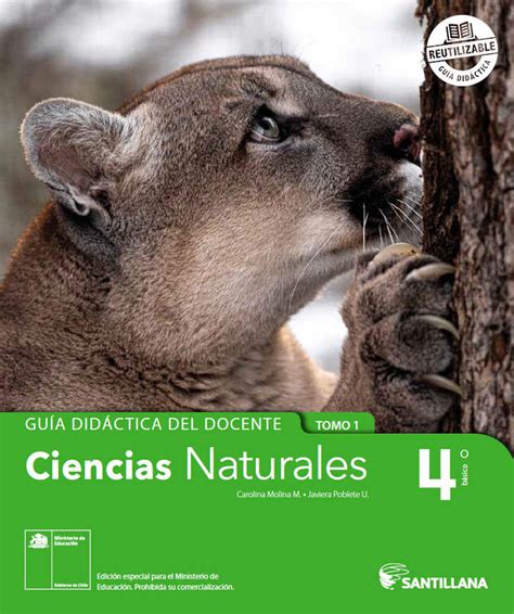 Libro Ciencias Naturales 4° Básico Santillana Guía Didáctica Del