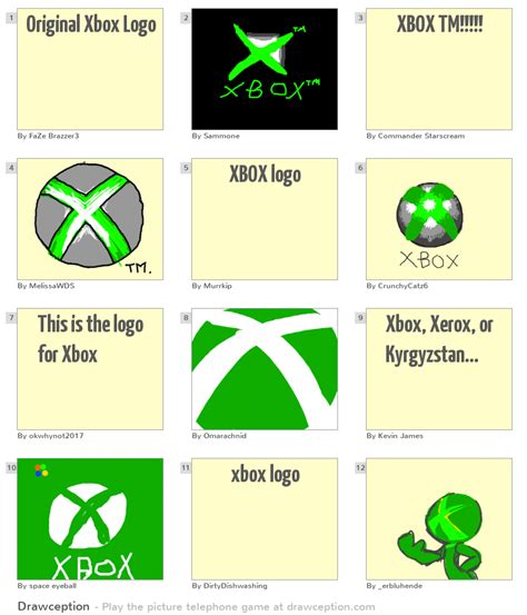 Original Xbox Logo Drawception