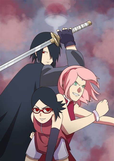 Familia Uchiha Con El Sharingan Anime Naruto Animasi Gambar Karakter