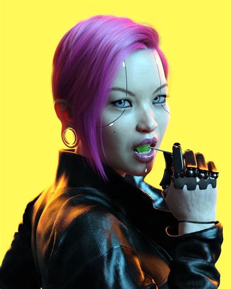 Cyberpunk Girl Cyberpunk Style Cyberpunk 2077 Sci Fi Makeup Shadowrun Rpg Robot Girl