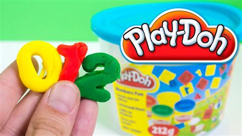 Play Doh Fun With Numbers Bucket Youtube