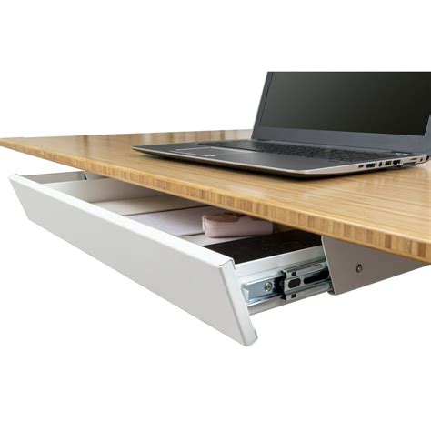 Stand Up Desk Store Add On Office Sliding Under Desk Drawer Storage