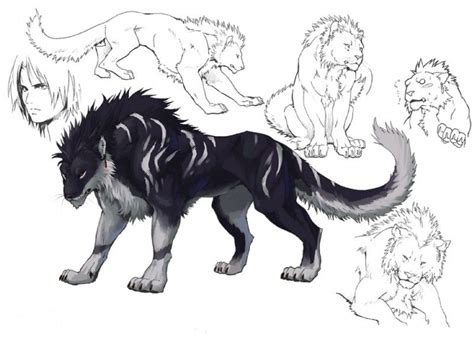Kuvahaun Tulos Haulle Dragon And Wolf Hybrid Fantasy Creatures Art