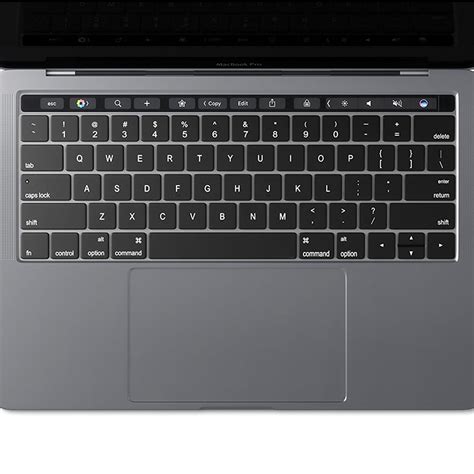 Black Keyboard Cover For 13 15 Macbook Pro Touch Bar
