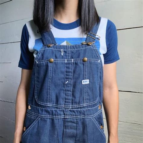 Vintage Vintage Lee Womens Denim Overalls Relaxed Fit Grailed