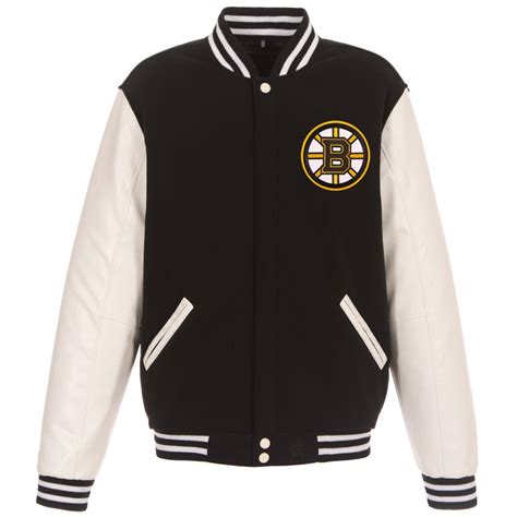 Boston Bruins Mens Reversible Fleece Jacket Bobs Stores