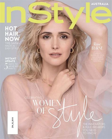 Instyle Australia June 2019 Digital Rose Byrne Instyle Top