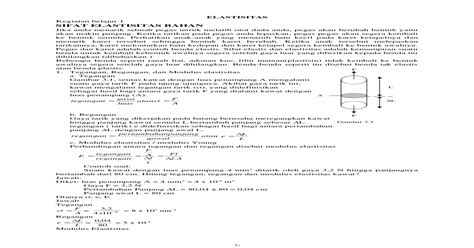 Contoh soal tegangan regangan modulus elastisitas young. Contoh Soal Dan Jawaban Modulus Elastisitas - Power For ...