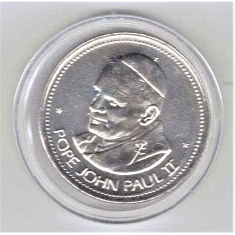 Pope John Paul Ii Alberta Papal Visit 1984 Commemorative Medallion In