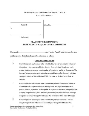 Request For Admissions Fill And Sign Printable Template Online