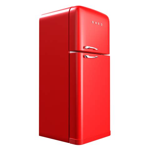 Smeg Refrigerator 3d Model With Interior 3d Model Cgtrader