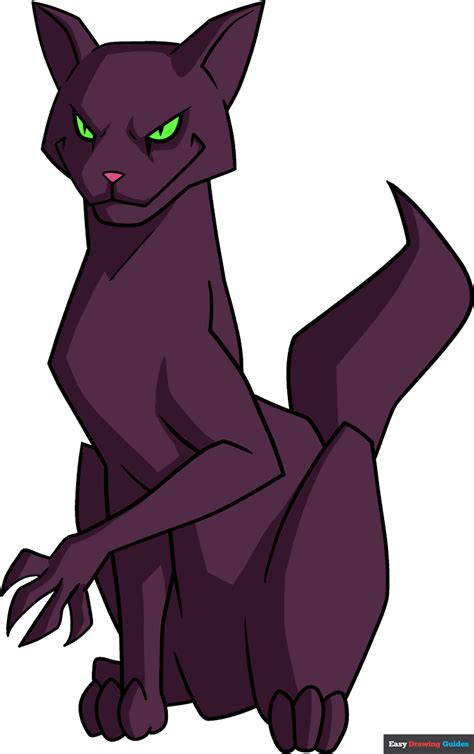 How to Draw a Scary Cat - Really Easy Drawing Tutorial