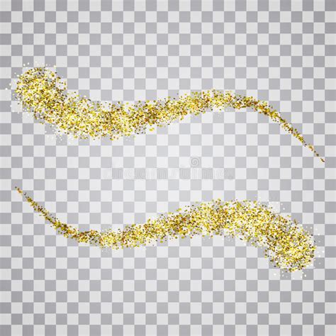 Vector Pattern Gold Glitter Waves Abstract Backgrounddesign Element