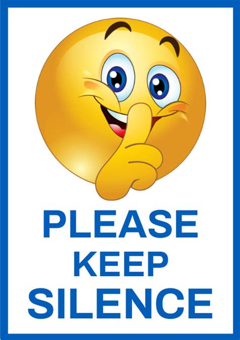 Keep Silence Poster Template Postermywall