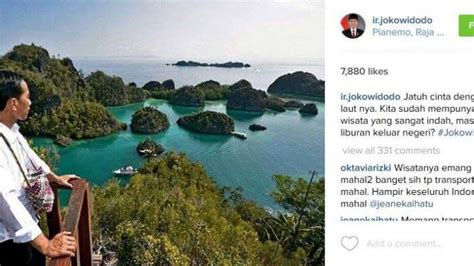 Jokowi Masuk Dalam 5 Besar Pejabat Dunia Dengan Follower Instagram