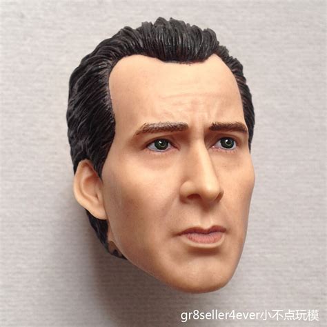 Custom Scale Nicolas Cage Head Sculpt For Hot Toys Male Figure