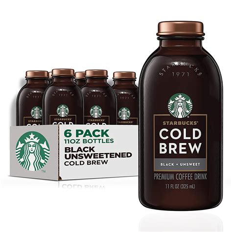 Starbucks Cold Brew Coffee Black Unsweetened 11 Oz Hong Kong Ubuy