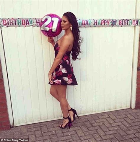 Chloe Ferry Celebrates Her 21st Birthday In True Geordie Shore Style Daily Mail Online