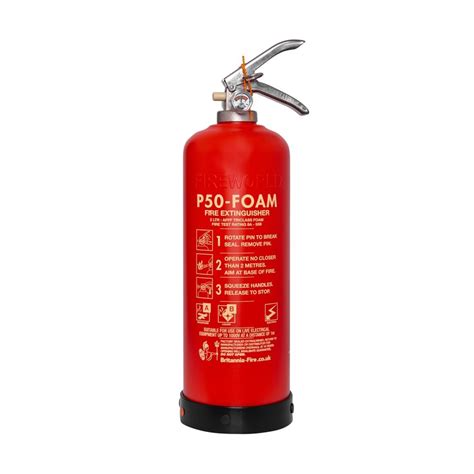 The extinguishing agent (water, carbon dioxide, dry chemical, etc.) is refilled by weight to the appropriate amount for the size of the unit and as specified. Service-Free 2ltr Foam Fire Extinguisher - Britannia P50 ...