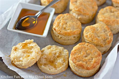 Easy Homemade Buttermilk Biscuits With Honey Butter Just
