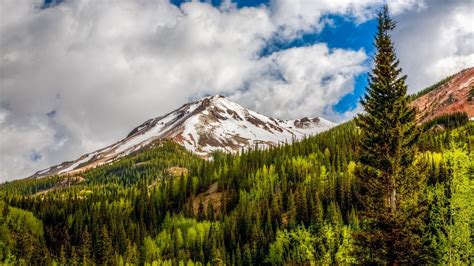 Wallpaper 1600x900 Px Clouds Colorado Forest Landscape Mountain