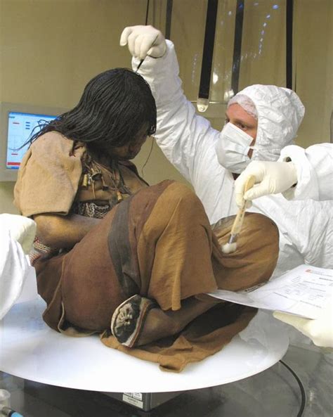 Preserved Mummy Of Year Old Inca Ice Maiden
