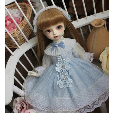 Doll Blue Dress Bjd Doll Dress Hair Band For 13 14 16 Bjd Sd Dd 1