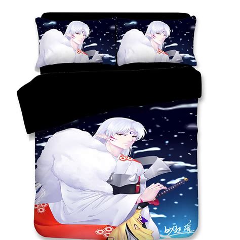 She waited until he sensed her and she. WAZIR Cartoon Inuyasha Printed bedding set 10 Size ...